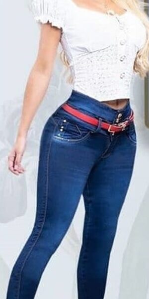 JEAN TALLE ALTO EN PIEL DURAZNO 524-240162