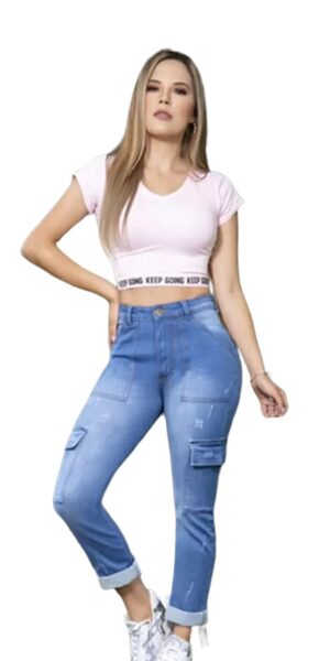 JEAN TIRO ALTO Y PUSH UP REF 512-440230