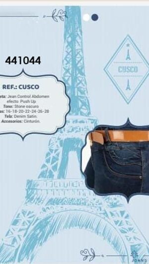 JEAN PLUS SIZE TIRO ALTO REF CUSCO-441044