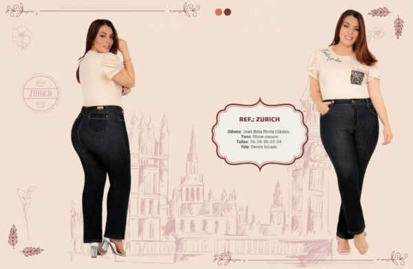 JEAN PLUS SIZE TIRO ALTO REF ZURICH-441051